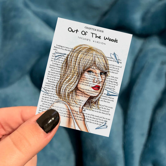 out of the woods tv sticker