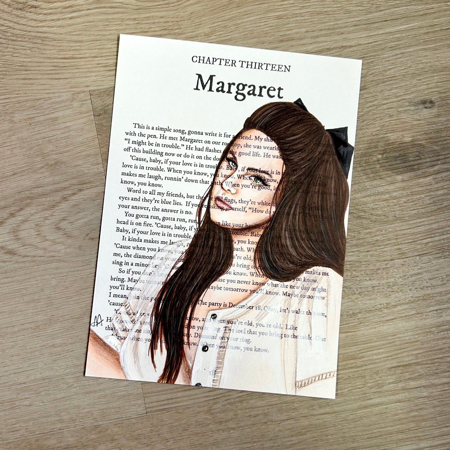 margaret art print