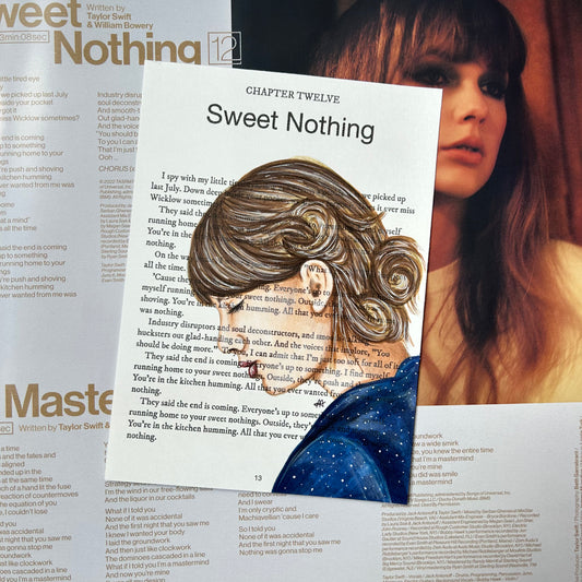 sweet nothing art print