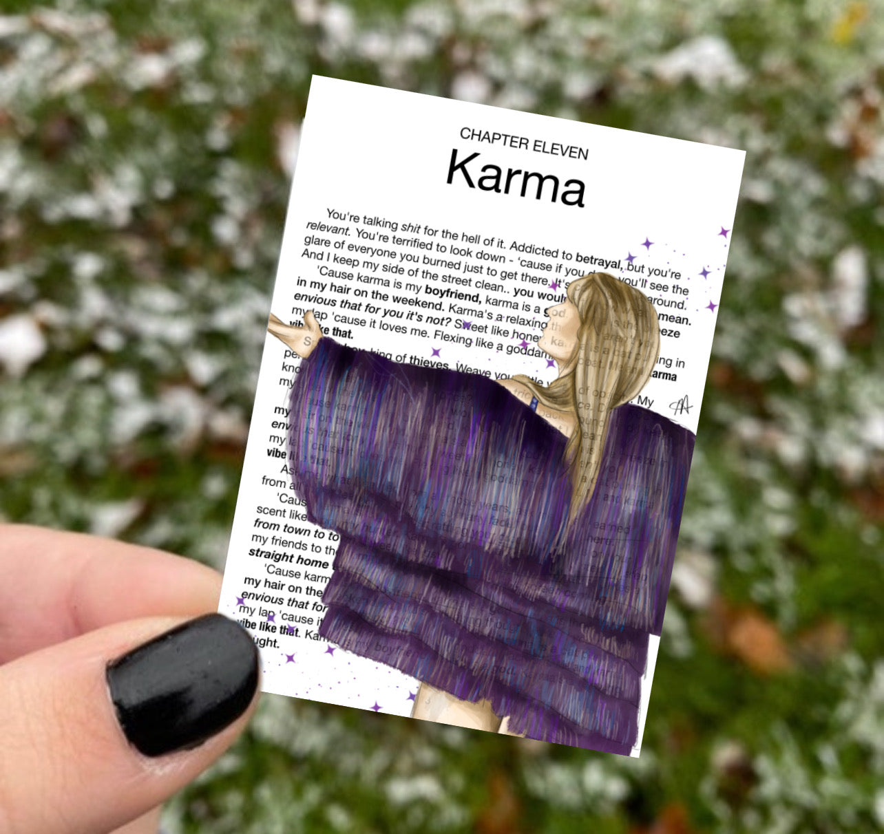 karma sticker