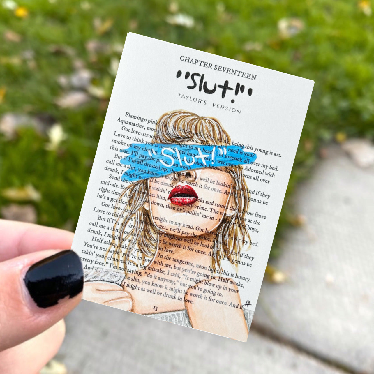 “slut!” sticker