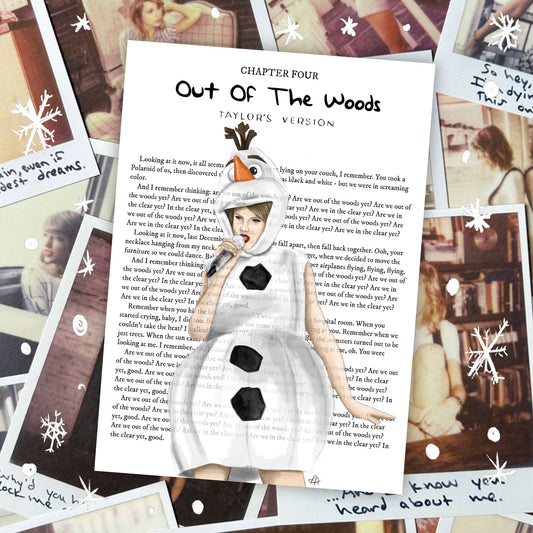 out of the olaf woods art print