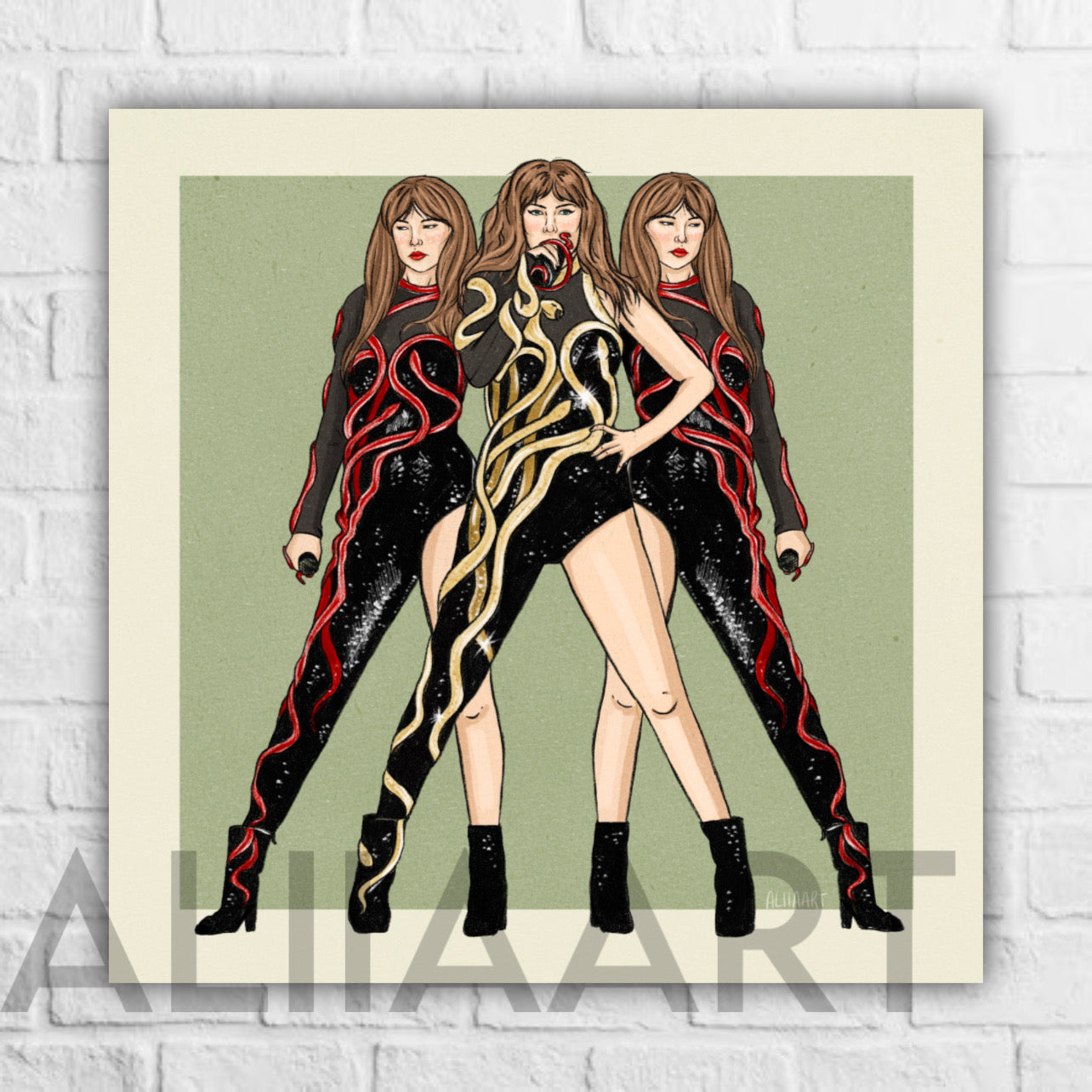 reputation triplets art print