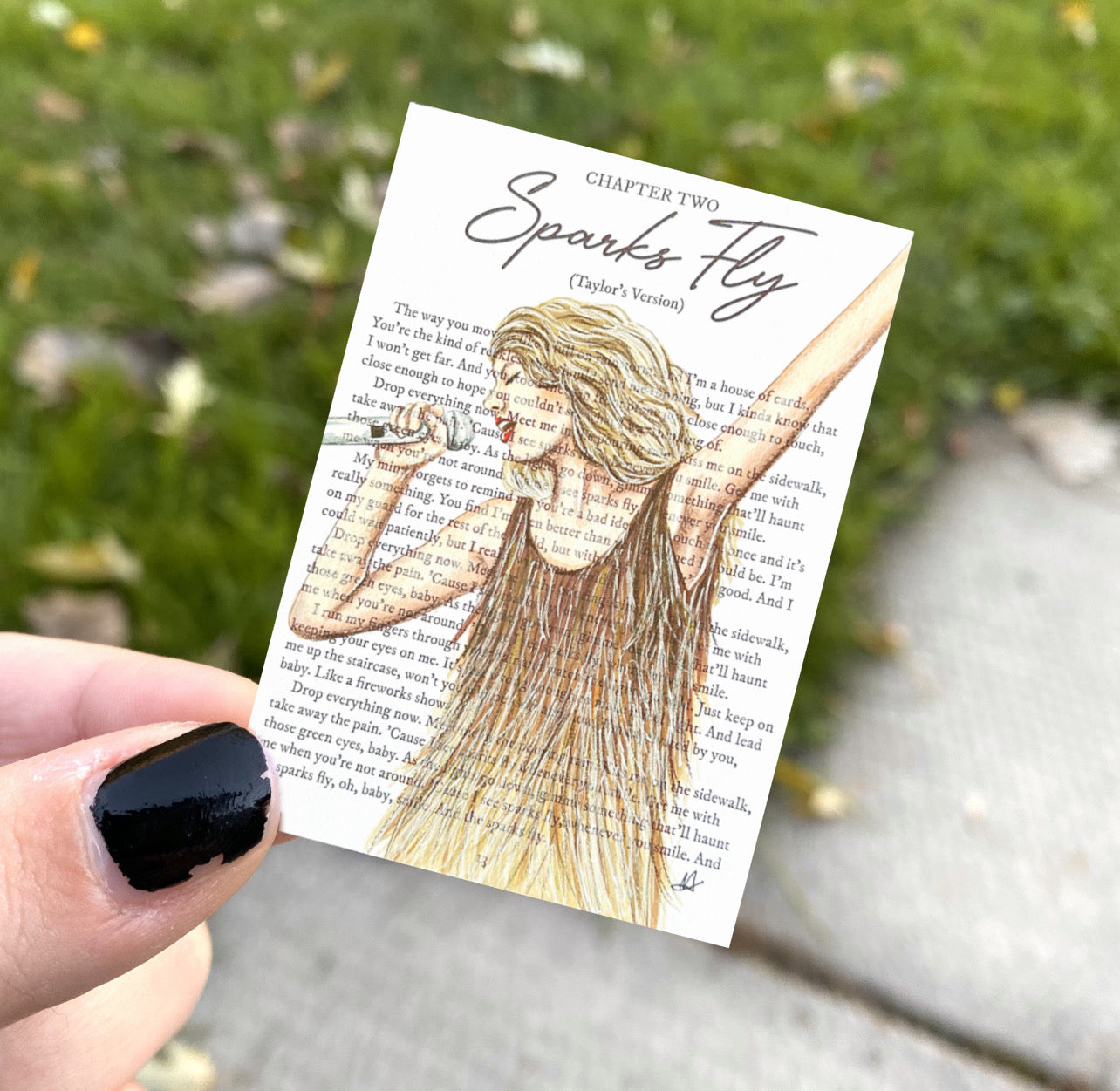 sparks fly tv sticker