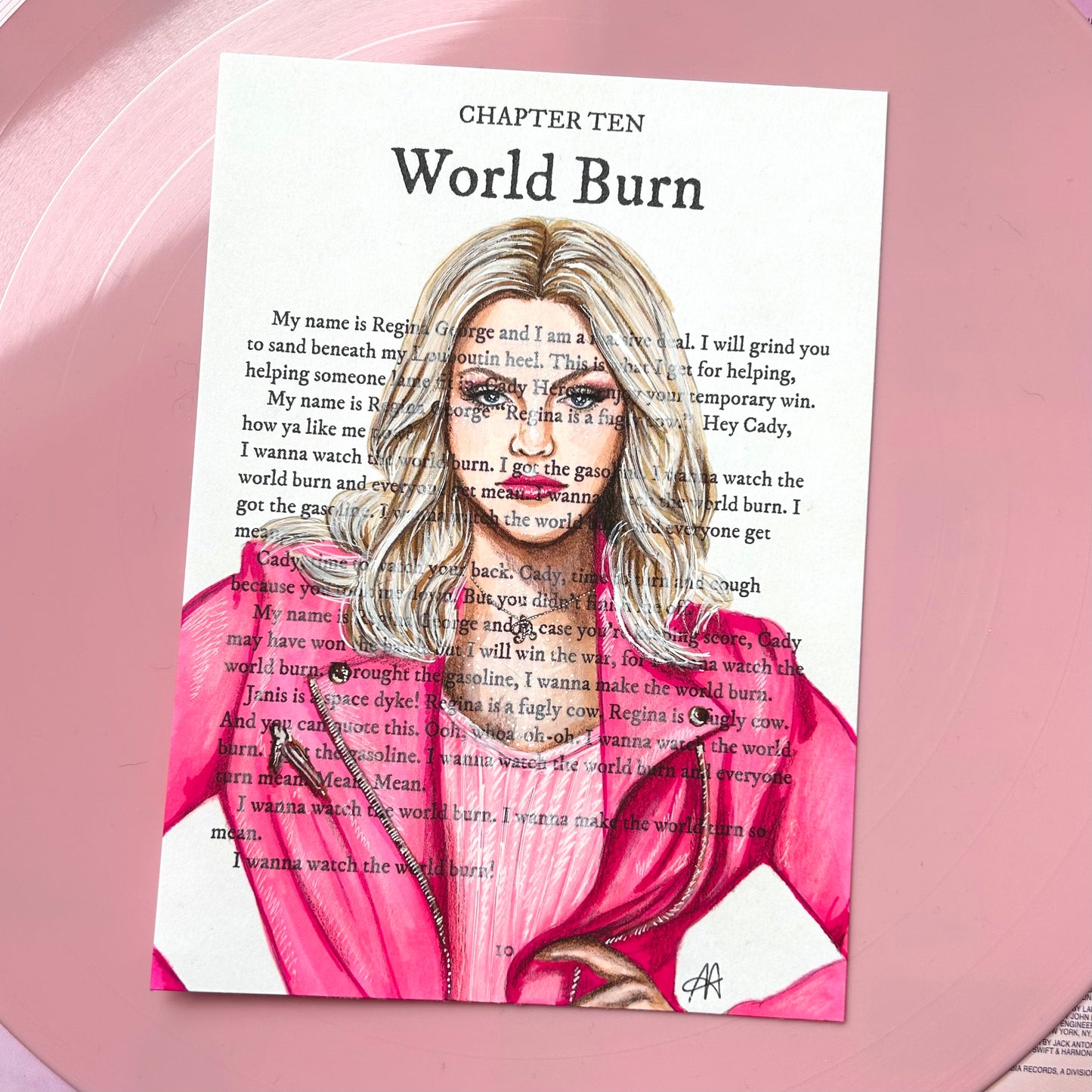 world burn art print