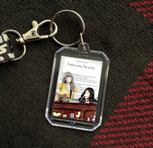 i miss you, i’m sorry keychain