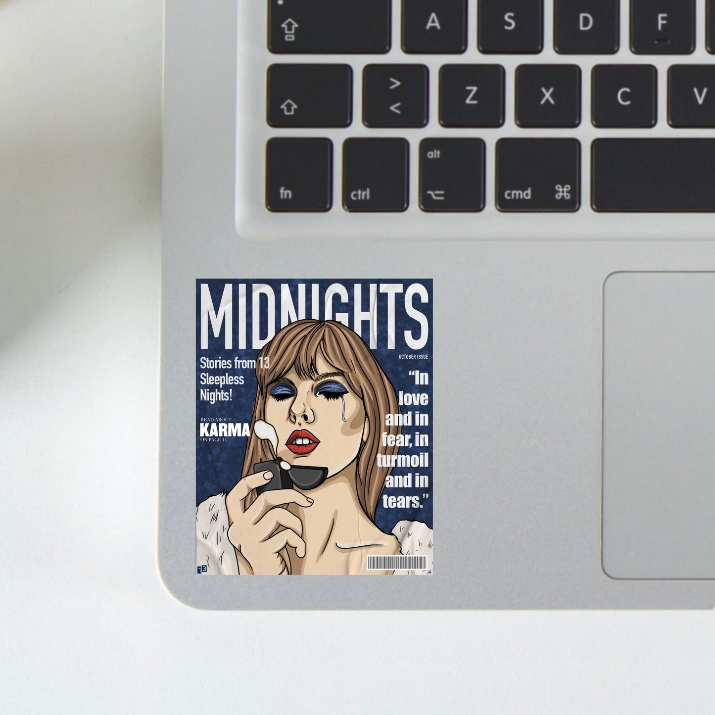 midnights magazine sticker