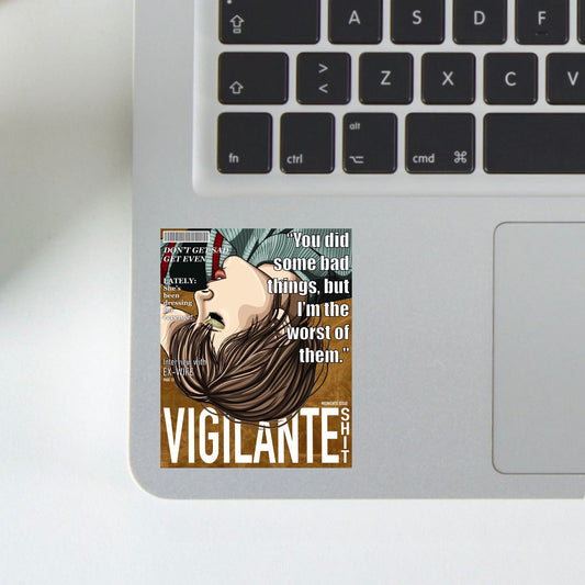 vigilante magazine sticker