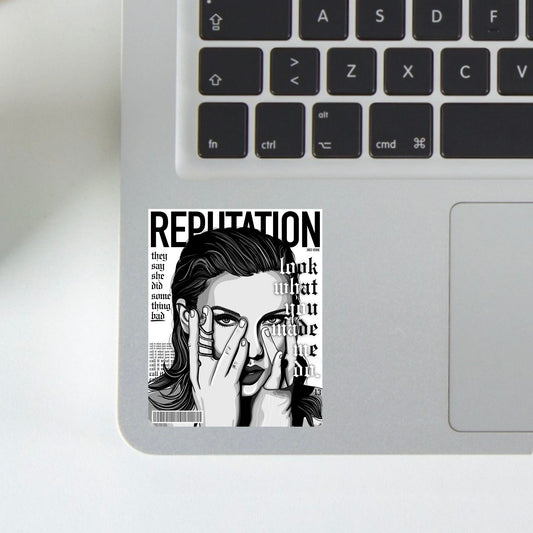 reputation magazine sticker