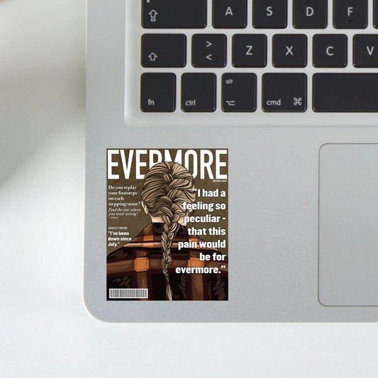 evermore magazine sticker