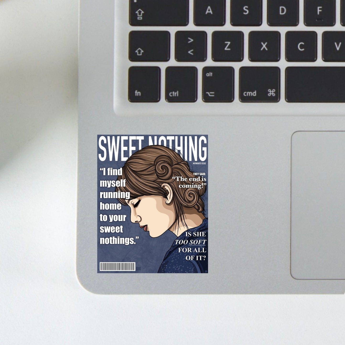 sweet nothing magazine sticker