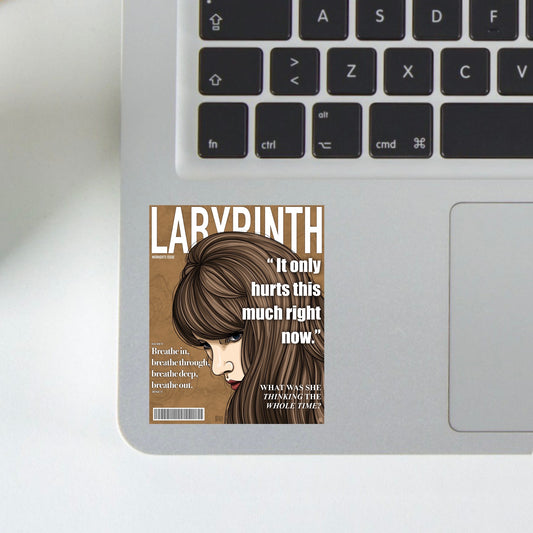 labyrinth magazine sticker