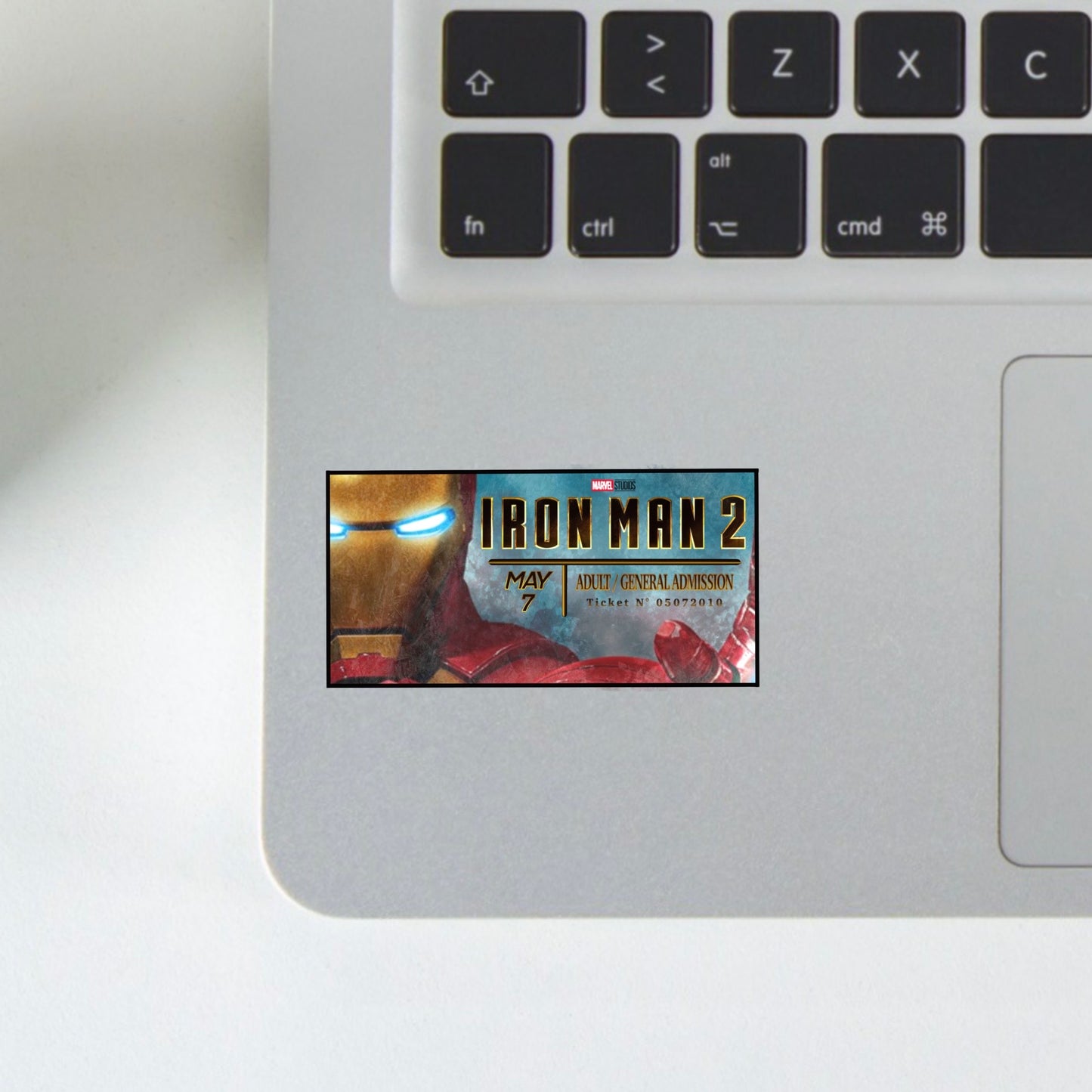 iron 2 ticket sticker