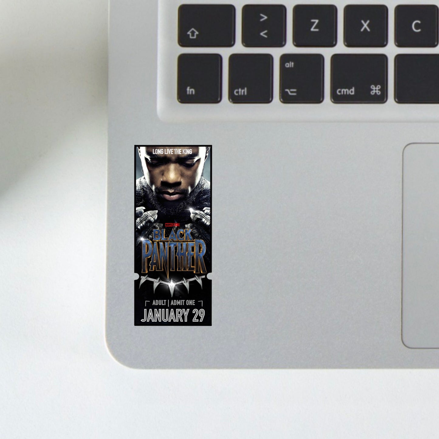 black panther ticket sticker