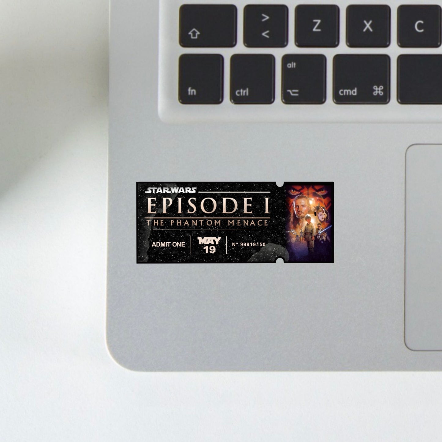 episode I ticket sticker