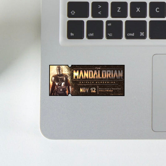 mando ticket sticker