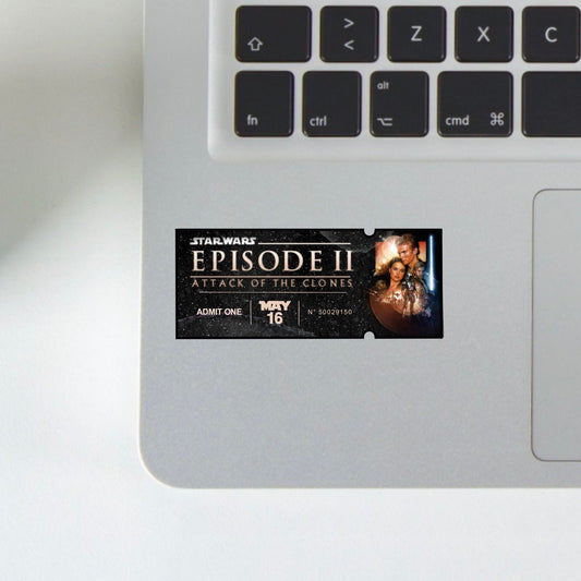 episode II ticket sticker