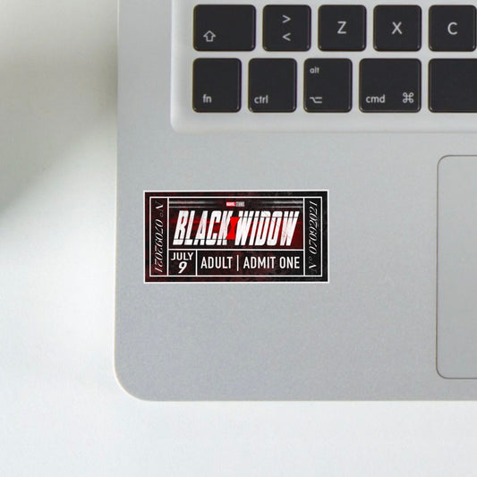 widow ticket sticker