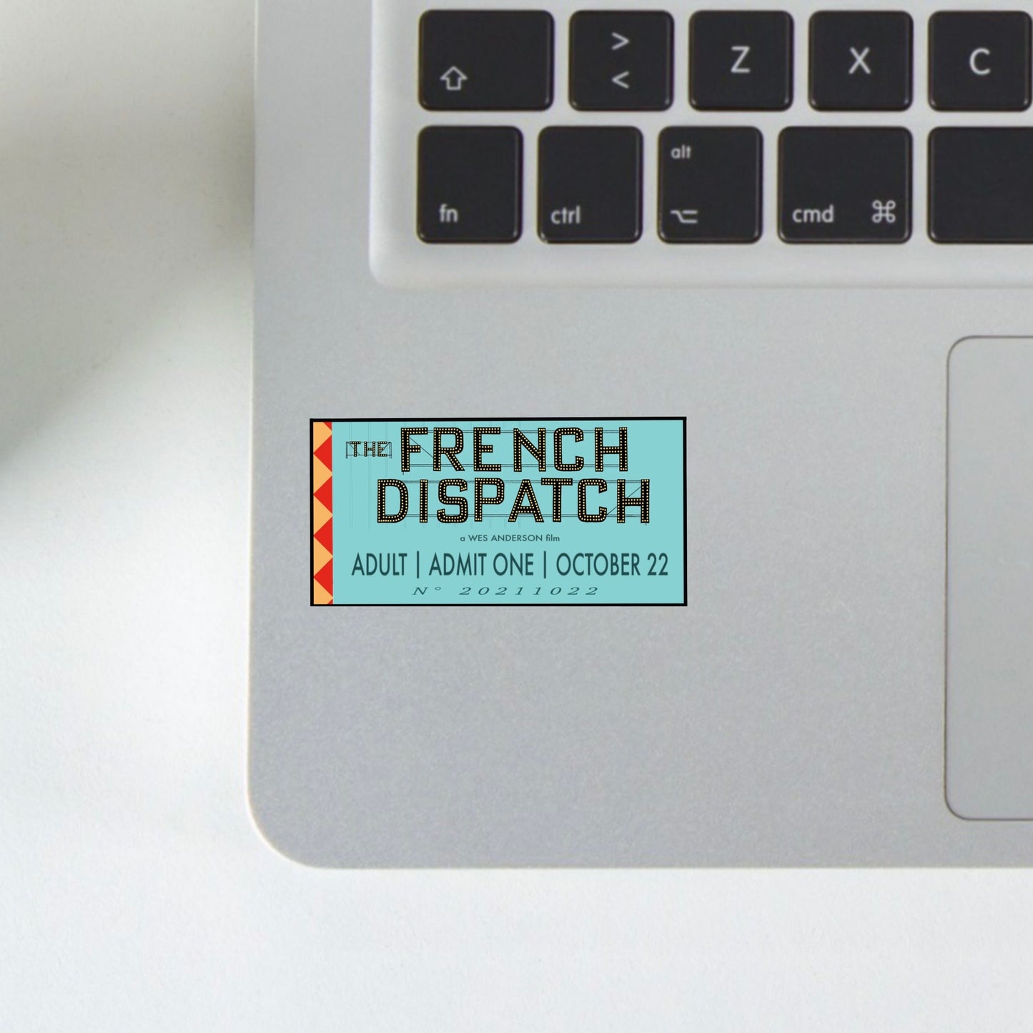 french dispatch ticket sticker