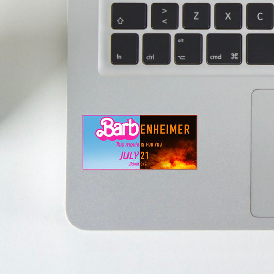 barbenheimer ticket sticker