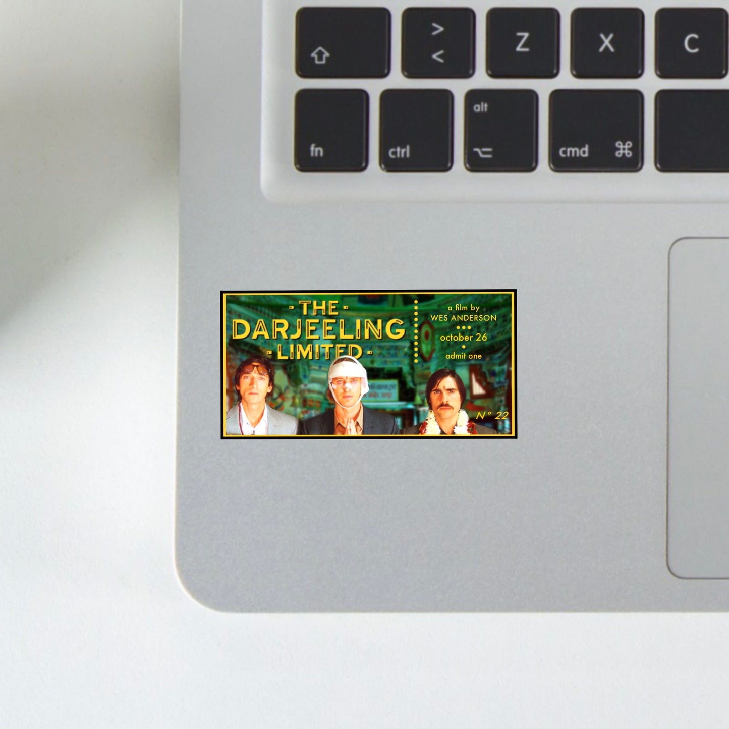 darjeeling ticket sticker