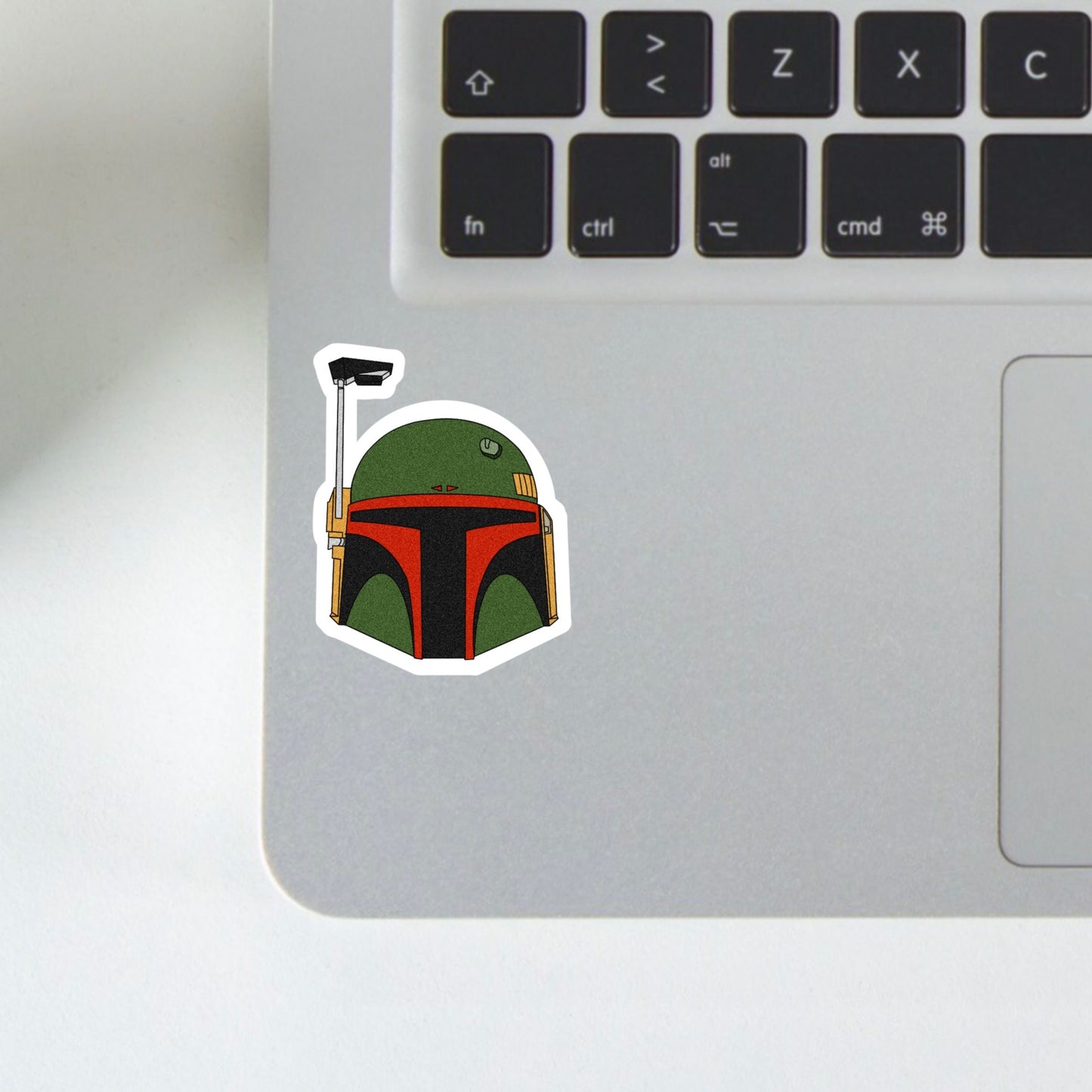 boba helmet sticker