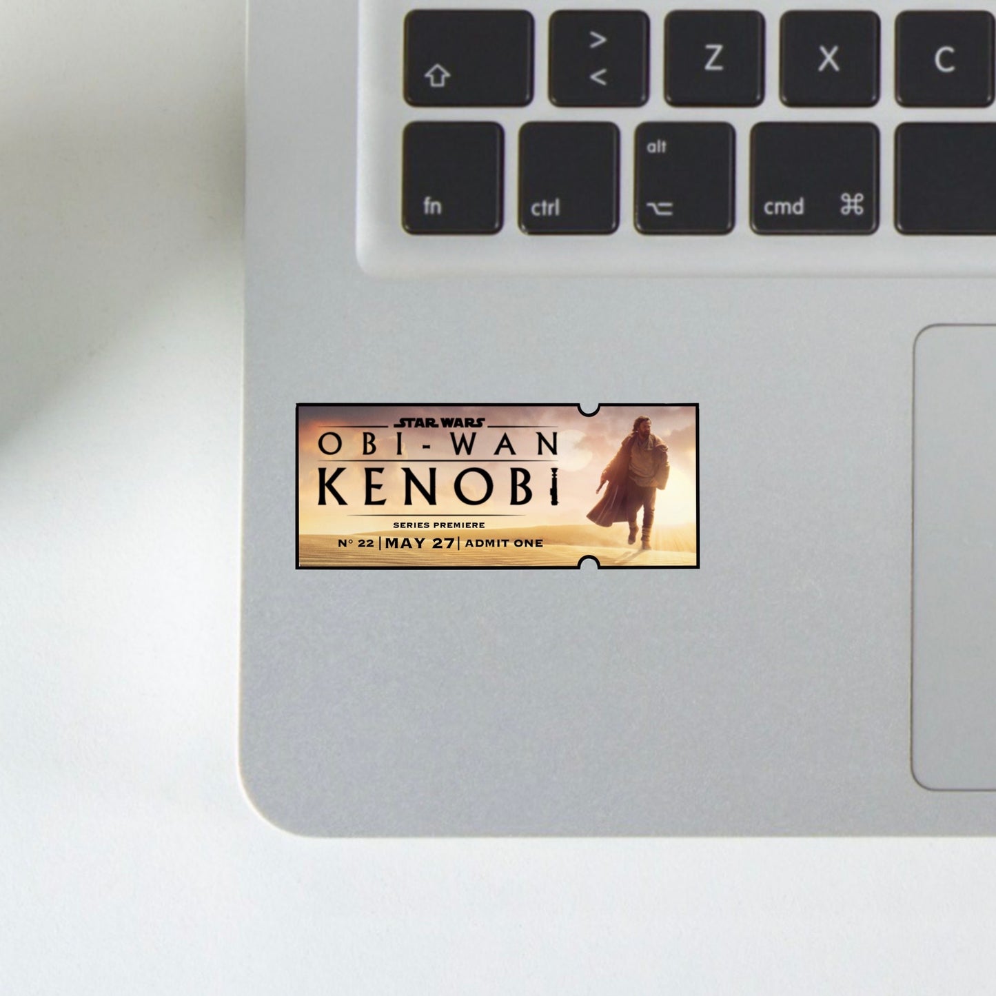 kenobi ticket sticker