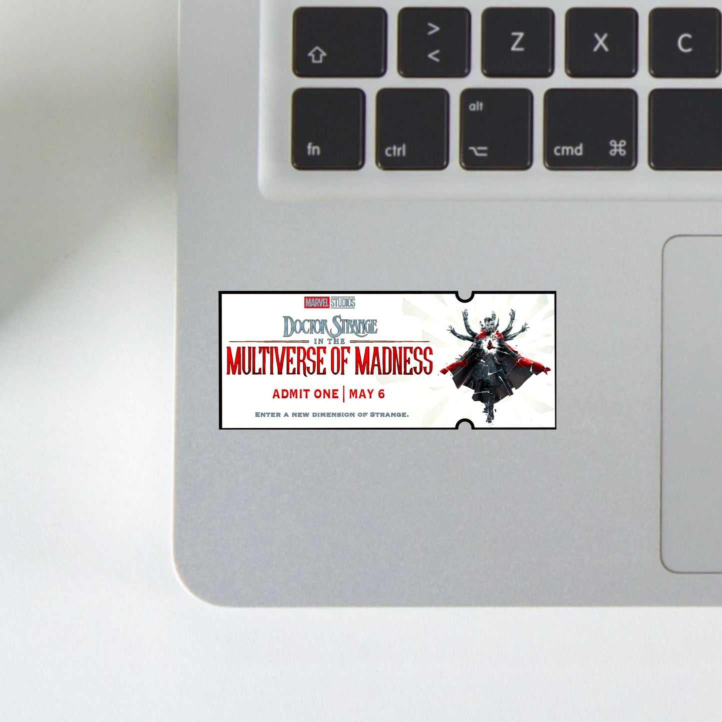 dr strange MoM ticket sticker