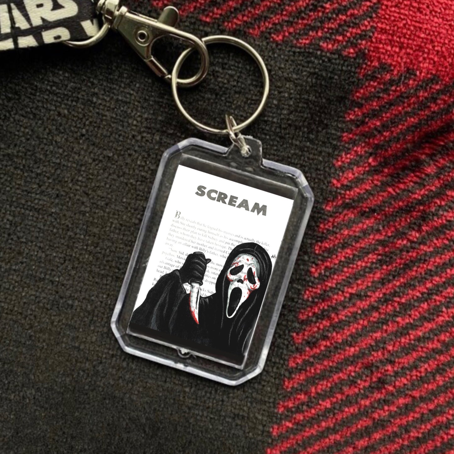 scream keychain