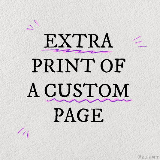 extra print of custom