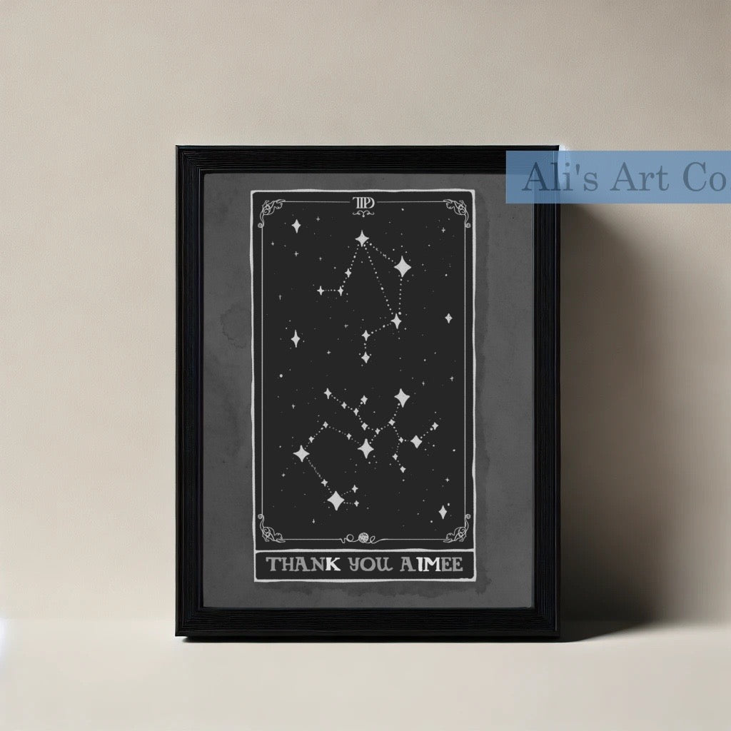 ttpd tarot card art prints