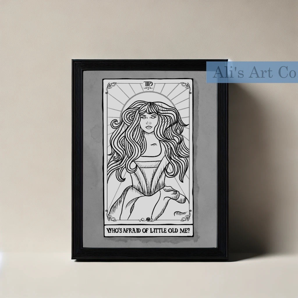 ttpd tarot card art prints