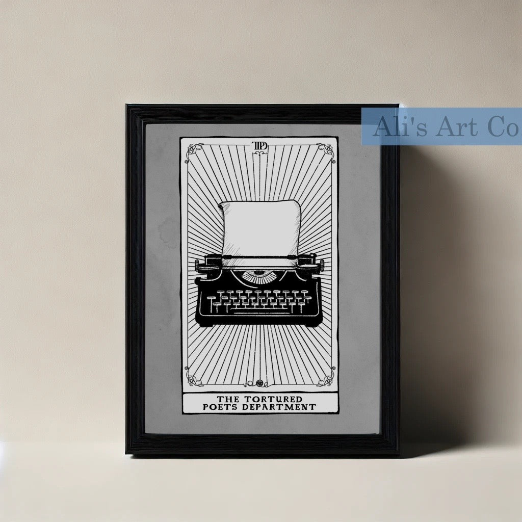 ttpd tarot card art prints