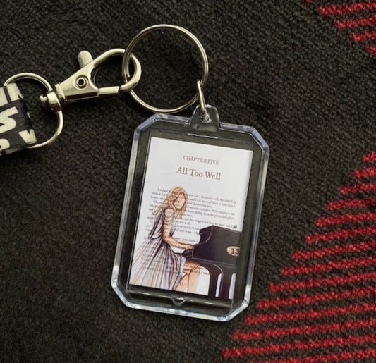 all too well keychain