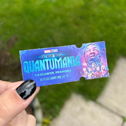 quantum ticket sticker