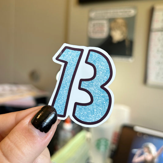 13 sticker