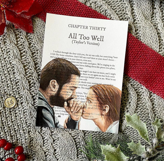 all too well tv art print