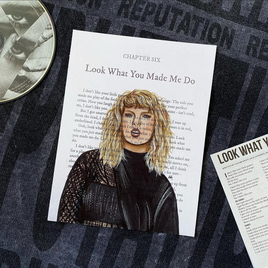 look what you made me do art print