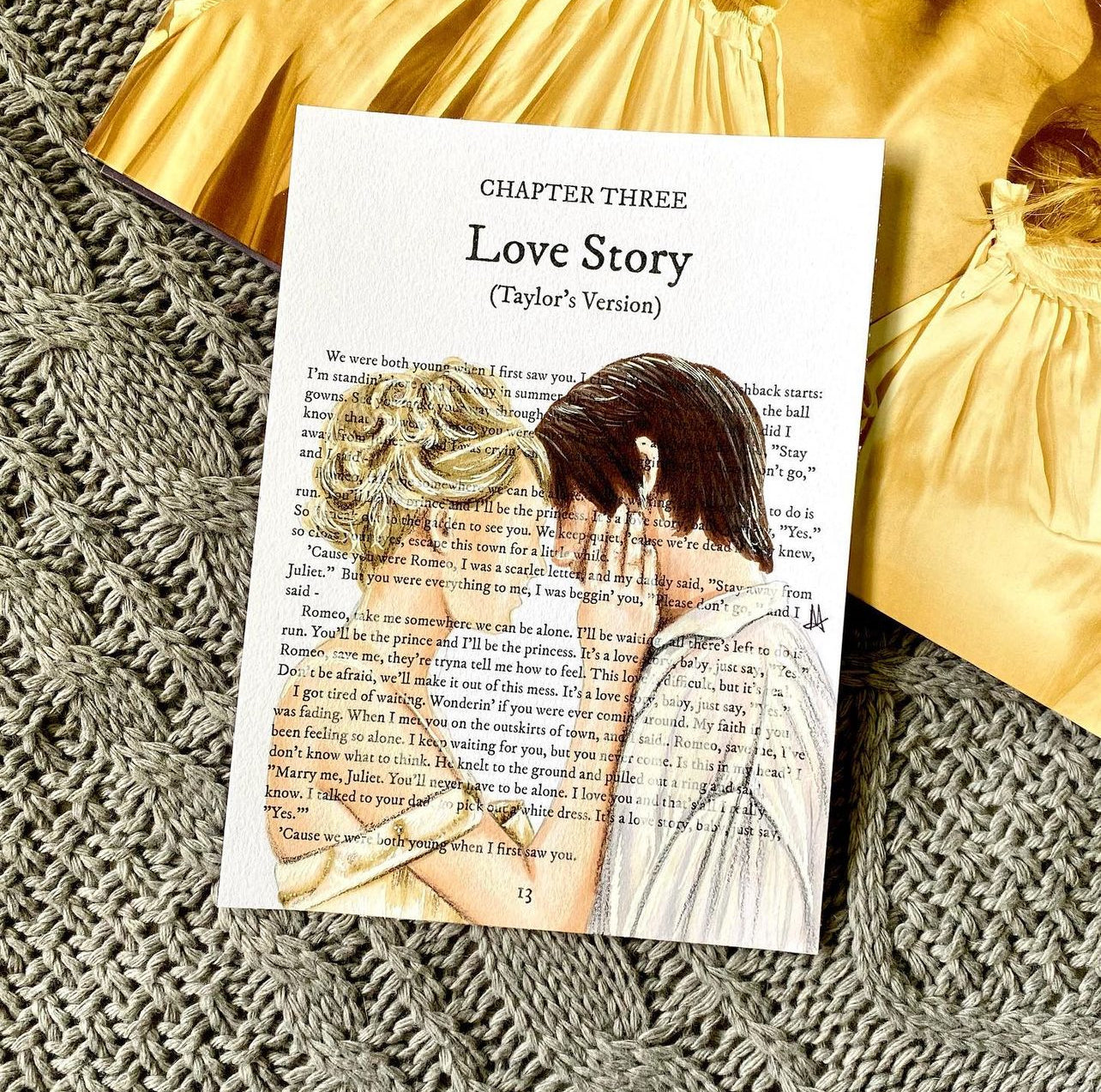 love story art print