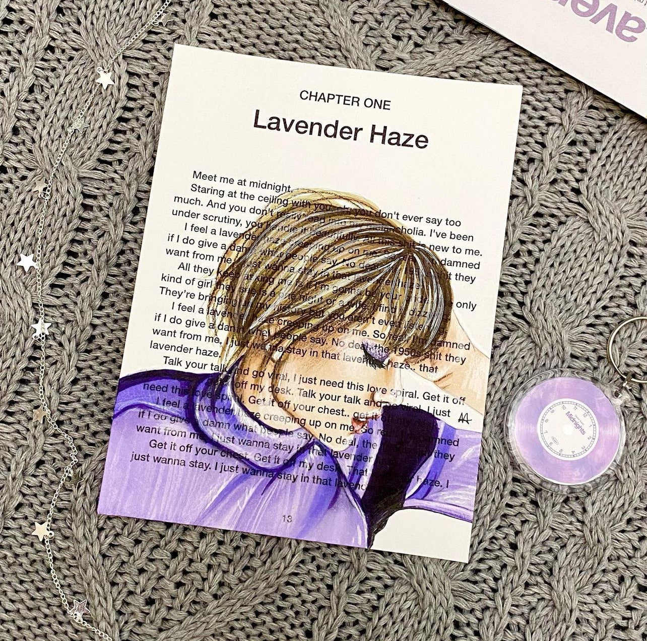 lavender haze art print