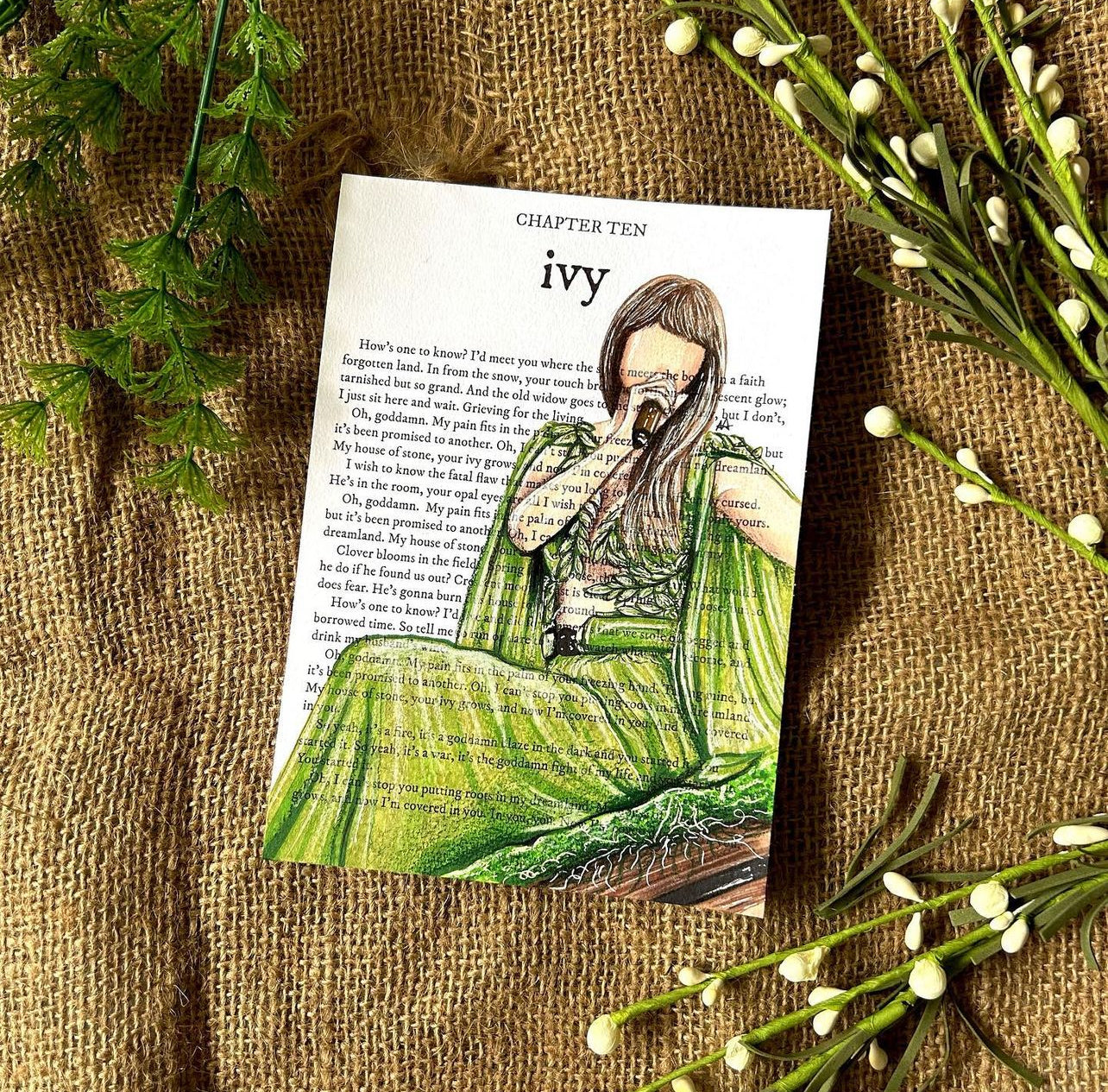 ivy art print