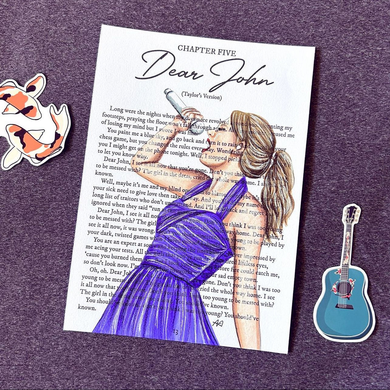 dear john tv art print