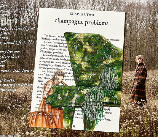 champagne problems art print