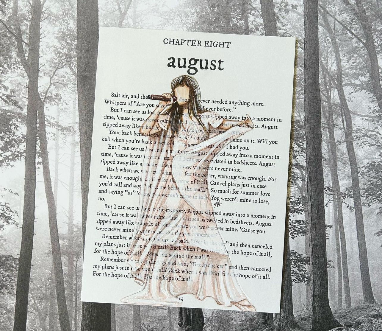 august art print