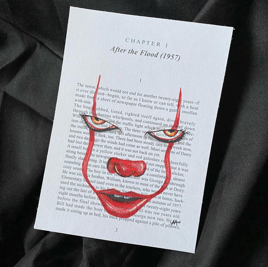 clown art print