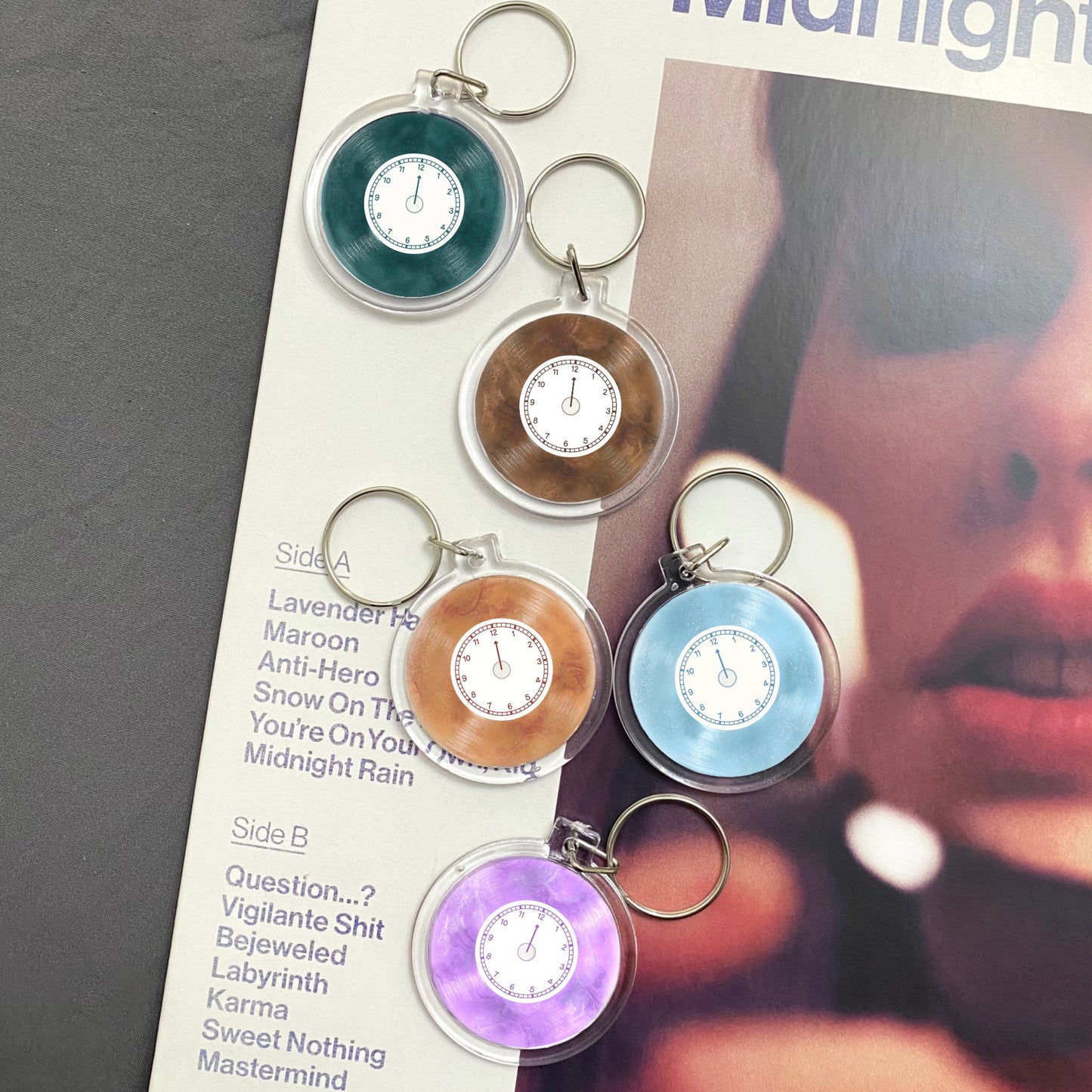 midnights cd keychains