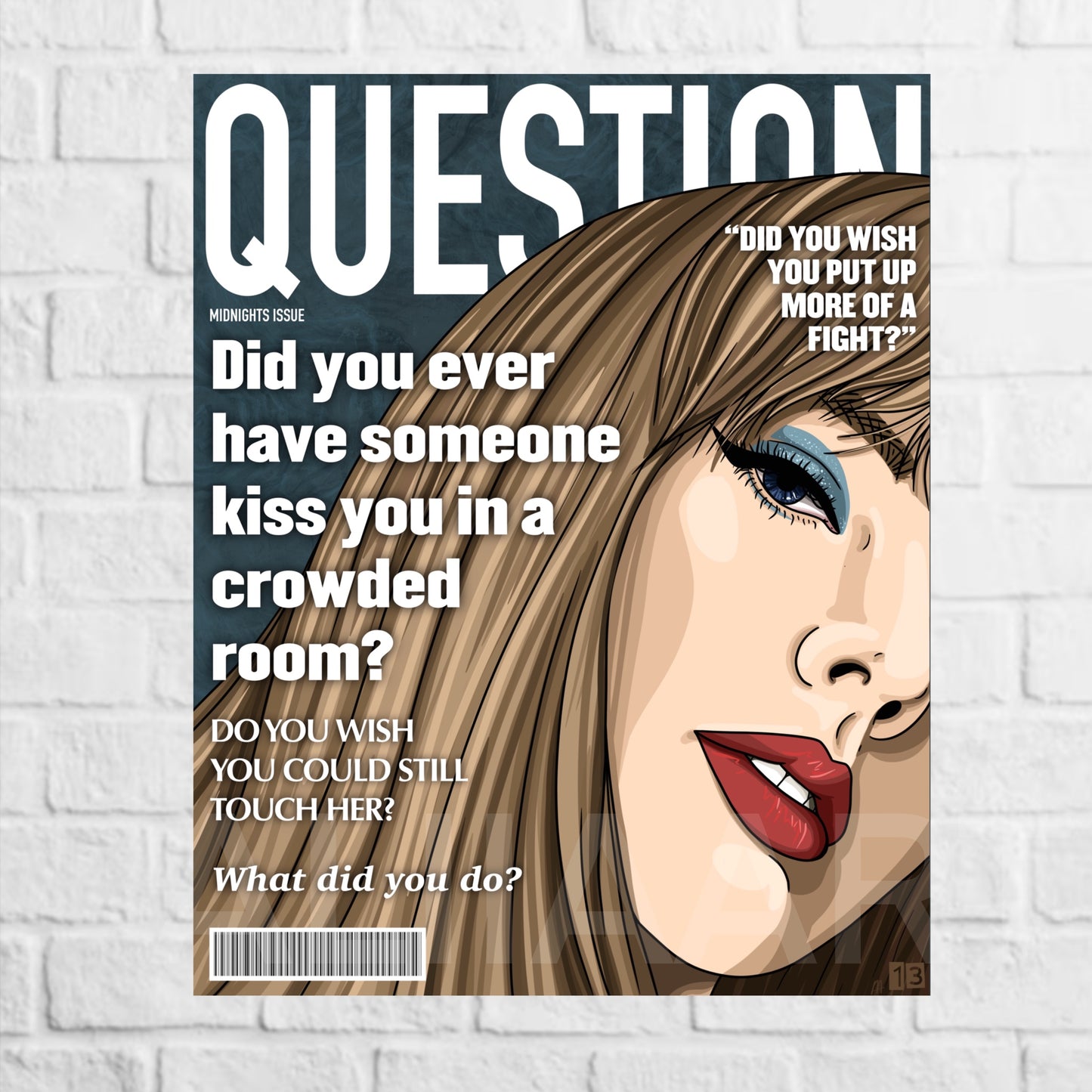 question magazine art print