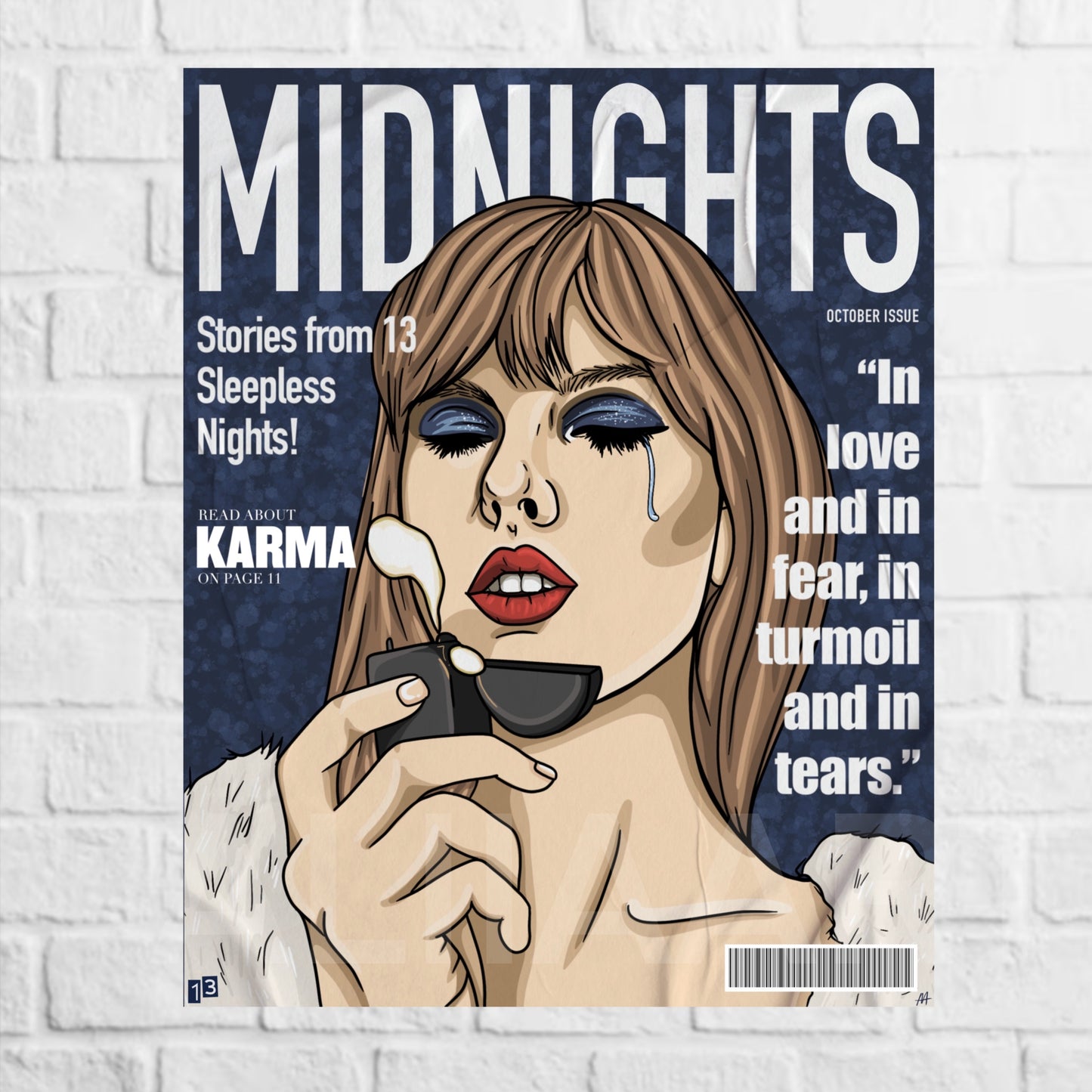 midnights magazine art print