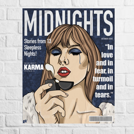 midnights magazine art print