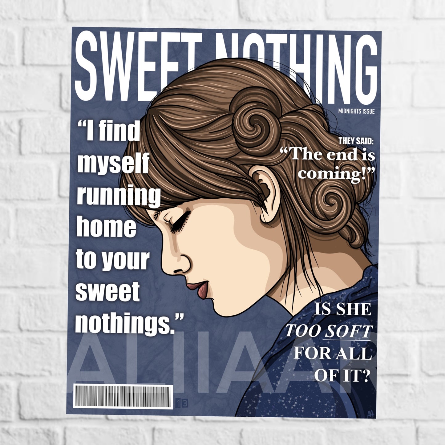 sweet nothing magazine art print